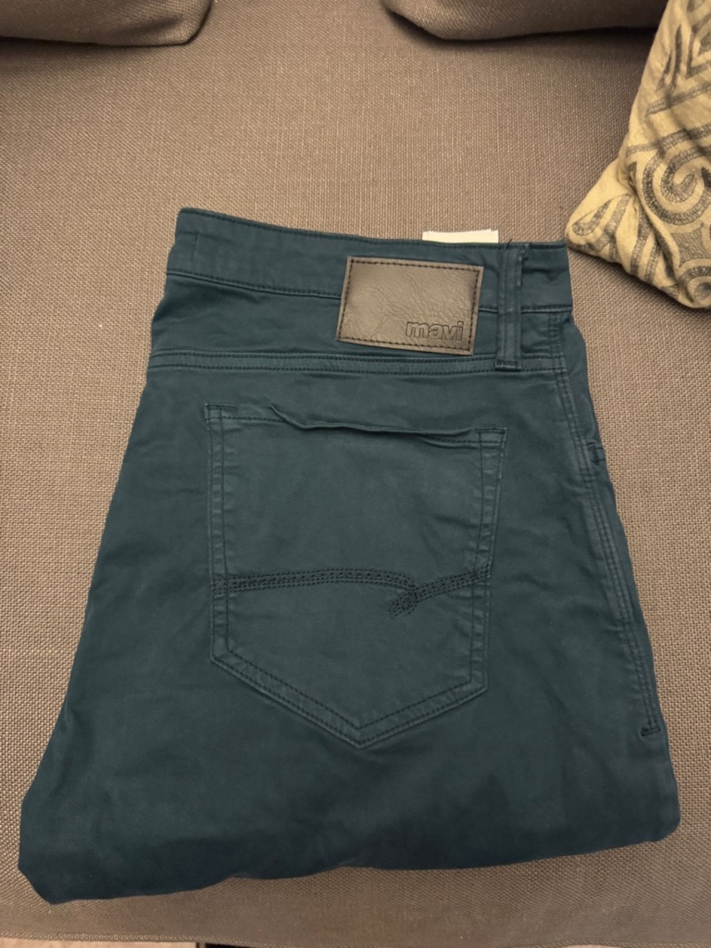Mavi Men's Teal Slim Jeans